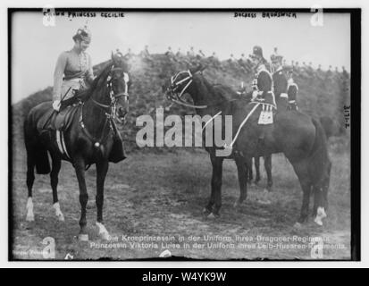 Crown Princess Cecilie (e) Duchessa Brunswick Foto Stock