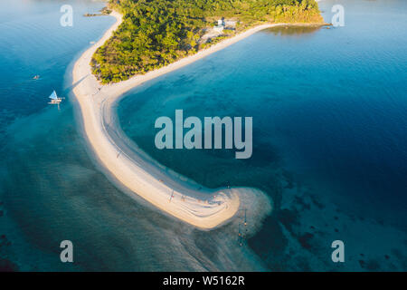 Incredibile Bon Bon sulla spiaggia di Romblon isola, Filippine Foto Stock