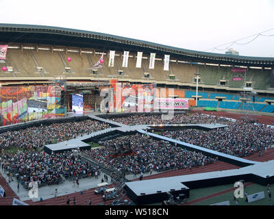 2010 SM in concerto a Jamsil Stadium Foto Stock