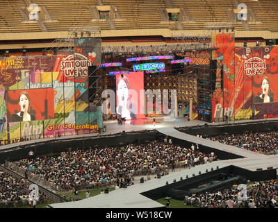 2010 SM in concerto a Jamsil Stadium Foto Stock