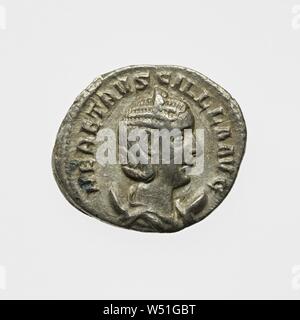 Antoninianus, sconosciuto, Roma, Lazio, l'Italia, 249 - 251, argento o bronzo argentato), 0,0031 kg (0,0068 lb Foto Stock