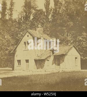 Ferme de Trianon, Versailles./costruito per ordine di Maria Antonietta a Versailles, N.C., 1860s, albume silver stampa Foto Stock