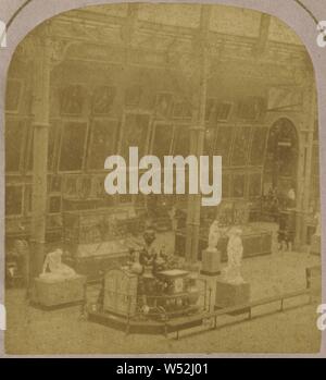 Mostra Art-Treasures, Manchester. Aperto da Sua Altezza Reale il Principe Albert, 5 maggio, 1857, Sconosciuto maker, British, Manchester, Inghilterra, 5 maggio 1857, albume silver stampa, 7 × 6,4 cm (2 3/4 x 2 1/2 in Foto Stock