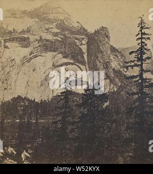 Yosemite Valley, Sconosciuto maker, americano, circa 1870, albume silver stampa Foto Stock