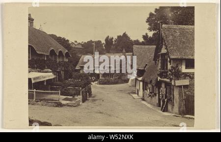 Shanklin Isle of Wight, Inghilterra, Brown & Wheeler, 1864-1865, albume silver stampa Foto Stock