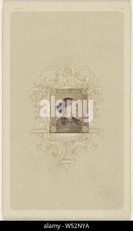Yours Truly, Elen donna non identificato nel profilo, sconosciuto, 1865-1870, albume silver stampa Foto Stock