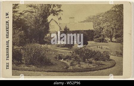 La Canonica, Shanklin, I.W., Frederick Hudson (British, morì 1889, attivo Ventnor, Isle of Wight, Inghilterra), 1860-1880, albume silver stampa Foto Stock