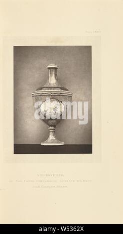 Vaso, William crivelli superiori (inglese, 1811 - 1892), Londra, Inghilterra, 1871, Woodburytype, 11,5 × 8,4 cm (4 1/2 × 3 5/16 in Foto Stock