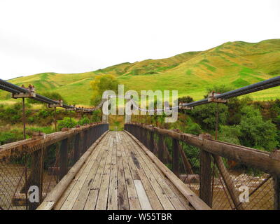 Ponte sul Taihape Napier Road in Nuova Zelanda Foto Stock