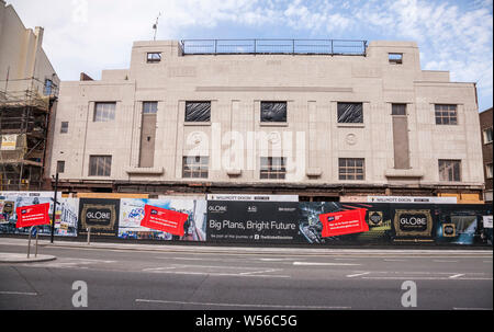 Il Globe Theatre in Stockton on Tees,l'Inghilterra,Regno Unito attualmente in fase di ristrutturazione Foto Stock