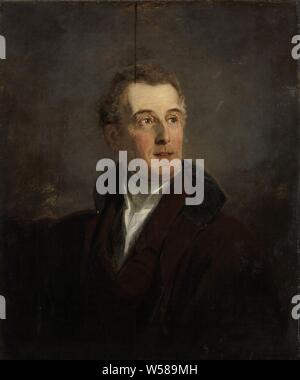 Studio Ritratto di Arthur Wellesley Duca di Wellington Ritratto di Arthur Wellesley Duca di Wellington (1769-1852), il Ritratto di Arthur Wellesley duca di Wellington (1769-1852). Probabilmente una ripetizione del ritratto studio effettuato per la grande tela della battaglia di Waterloo, storico delle persone, Arthur Wellesley o Wellington, completata nel 1824, Jan Willem Pieneman, London, 1821, tela, pittura a olio (vernice), h 76 cm × W 63,5 cm d 12 cm Foto Stock