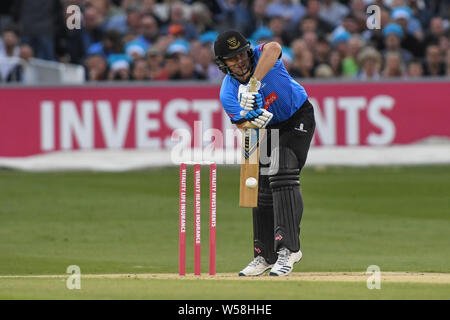 Hove, Regno Unito. 26 Luglio, 2019. Il 26 luglio 2019, Central County Ground, Hove; vitalità Blast 2019 T20, Sussex squali vs Surrey ; Luke Wright di Sussex in azione Credit: Phil Westlake/News immagini Credito: News immagini /Alamy Live News Foto Stock