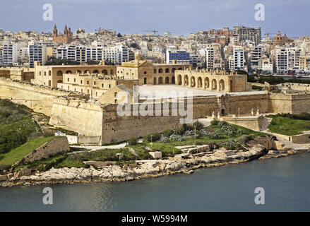 Fort Manoel. Isola di Malta Foto Stock