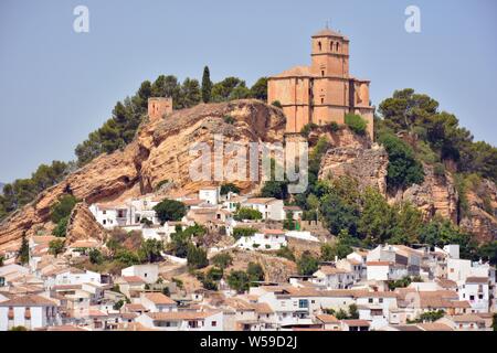 Vista del pueblo de Montefrío desde onu mirador, Granada (España) Foto Stock