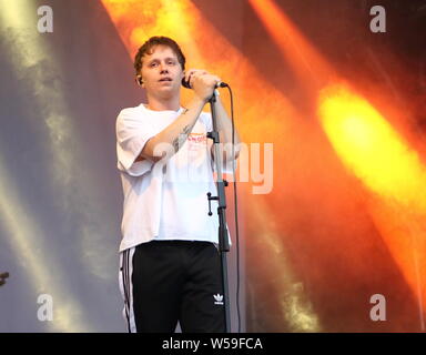 Oxford, Regno Unito. 26 Luglio, 2019. Niente ma i ladri eseguire durante il carrello Music Festival - Prima giornata a Hall Farm, Steventon nei pressi di Oxford. Credito: SOPA Immagini limitata/Alamy Live News Foto Stock