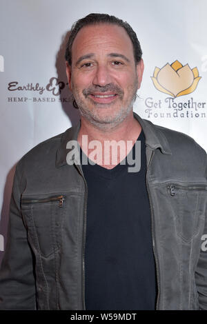 LOS ANGELES, CALIFORNIA - 03 Luglio: musicista Jason Sinay assiste la California Saga 2 concerto benefico presso Ace Hotel sulla luglio 03, 2019 a Los Angeles, Ca Foto Stock