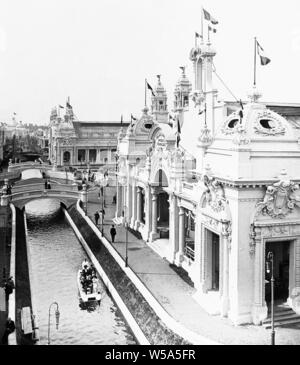 Palazzo delle Arti Applicate, Franco British Città Bianca mostra a Londra nel 1908 Foto Stock