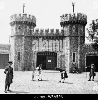 Ingresso alla vecchia Londra, Franco British Città Bianca mostra a Londra nel 1908 Foto Stock