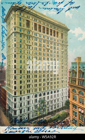 Il Palazzo Imperiale ( non empire state b.) in New York STATI UNITI D'AMERICA presentato su una cartolina vintage da ca 1907 Foto Stock