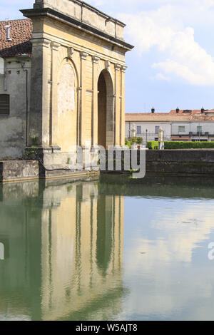 Piazzola sul Brenta, Italia - 18 Maggio 2014: favolosa villa Contarini a Piazzola sul Brenta in Italia Foto Stock