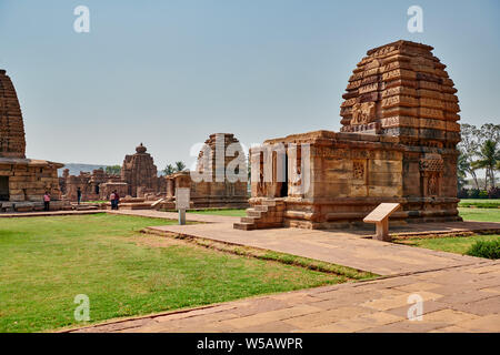 Pattadakal tempio mondiale UNESCO sito heritge,Karnataka, India Foto Stock