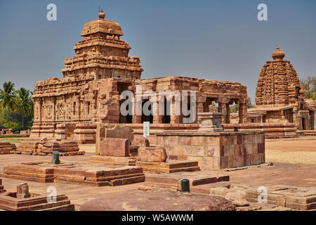 Pattadakal tempio mondiale UNESCO sito heritge,Karnataka, India Foto Stock
