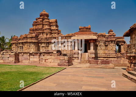 Pattadakal tempio mondiale UNESCO sito heritge,Karnataka, India Foto Stock