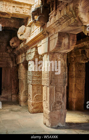 Pattadakal tempio mondiale UNESCO sito heritge,Karnataka, India Foto Stock