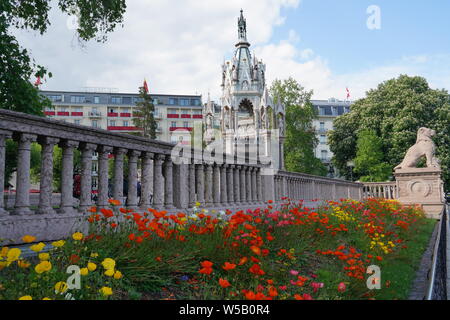 Monumento Brunswick, Ginevra, Svizzera Foto Stock