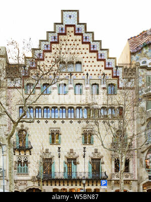 Casa Amatller di Barcellona. Spagna Foto Stock