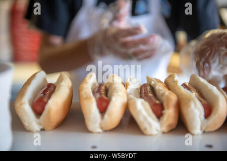 Curtis' Coney Island Wieners , Cumberland Maryland. Gino G Foto Stock