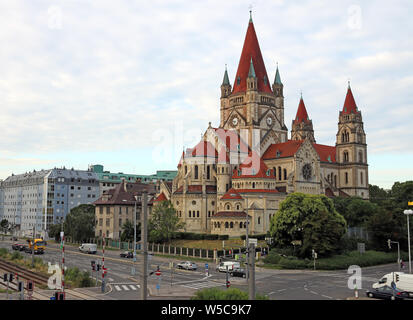 San Francesco di Assisi chiesa a Vienna Austria Foto Stock