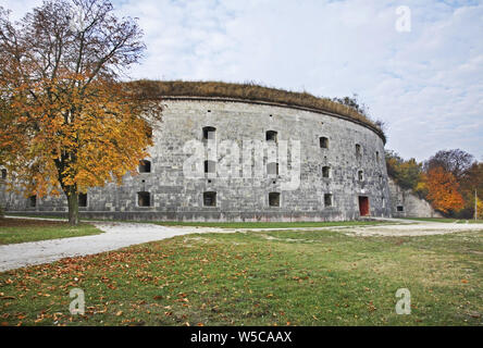 Fortezza di Komarom - fort Monostor (Sandberg) in Komarom. Ungheria Foto Stock