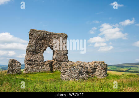 Dunnideer Castle, vicino Insch, Aberdeenshire, Scozia. Foto Stock