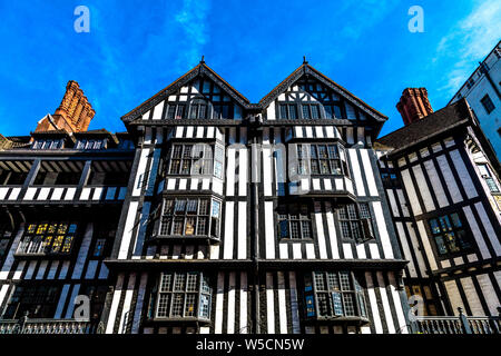 Esterno di Liberty of London department store, London, Regno Unito Foto Stock