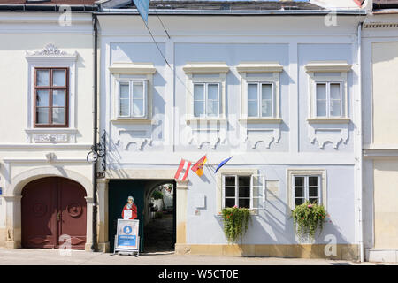 Eisenstadt: museo Haydn-Haus di Joseph Haydn in Neusiedler See (lago di Neusiedl), Burgenland, Austria Foto Stock