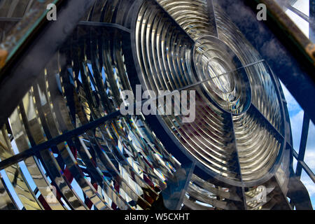 Cape Naturaliste luce Faro lente, Australia occidentale Foto Stock