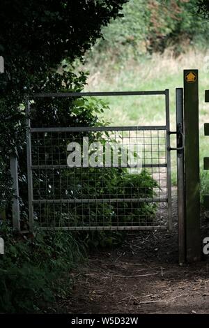 Stili di diritti pubblici di modo, sentiero pubblico. Foto Stock