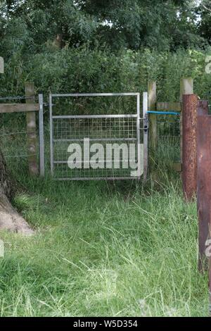Stili di diritti pubblici di modo, sentiero pubblico. Foto Stock