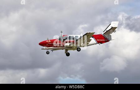 Cessna F406 Caravan II "G-TURF' H.M servizio di guardia costiera Foto Stock