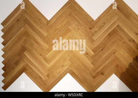 Legno naturale Parket Pattern texture di sfondo immagine. Foto Stock