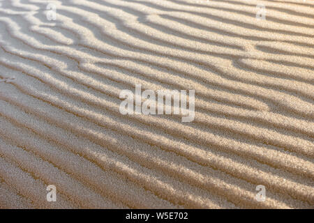 Il congelamento nel deserto - Abstract dune bianche Foto Stock