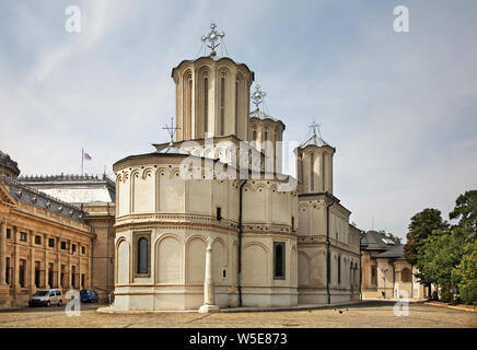 Della Chiesa ortodossa rumena Cattedrale Patriarcale sulla collina di Metropolitana (Dealul Mitropoliei) in Bucarest. La Romania Foto Stock