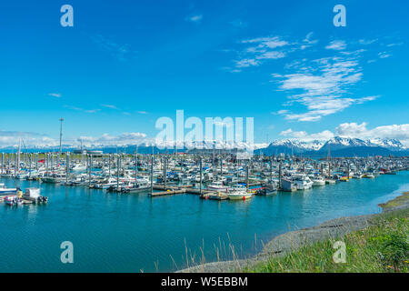 L'Homer Spit in Alaska Foto Stock