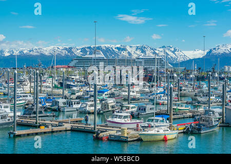 L'Homer Spit in Alaska Foto Stock