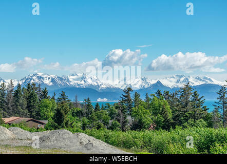 L'Homer Spit in Alaska Foto Stock