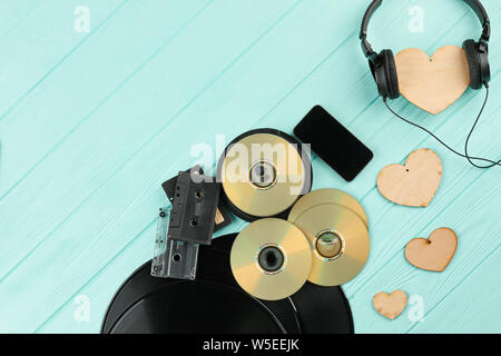 Musica romantica di sottofondo. Foto Stock