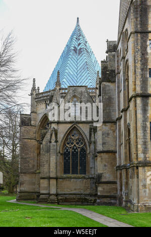 La Chiesa Cattedrale di Southwell Minster, southwell, Nottinghamshire, England, Regno Unito Foto Stock