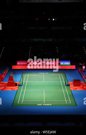 Tokyo, Giappone. 28 Luglio, 2019. Vista generale Badminton : Daihatsu Overgrip Yonex Japan Open 2019 alla Musashino foresta Sport Plaza a Tokyo in Giappone . Credito: Giovanni Osada AFLO/sport/Alamy Live News Foto Stock