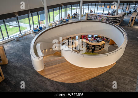 Melbourne, Australia - Bunjil posto interno della libreria Foto Stock
